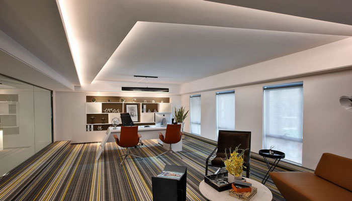 LOFT风格服装贸易公司办公室装修设计案例效果图_岚禾装饰设计