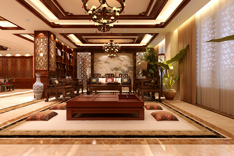 古典风格别墅客厅设计案例