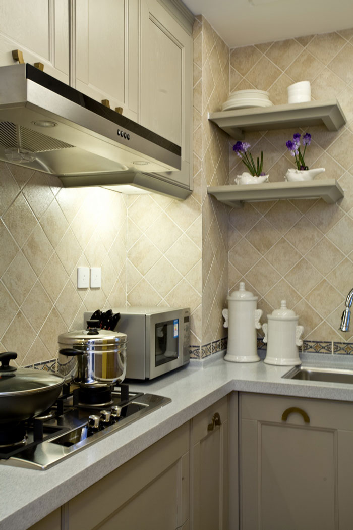 地中海风格厨房装修设计效果图
