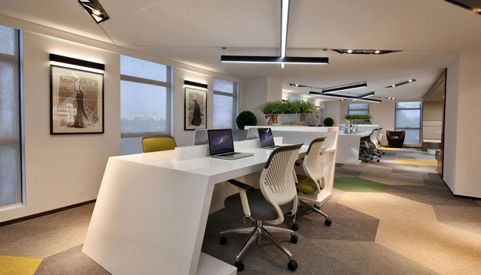 服装贸易公司办公室装修设计案例