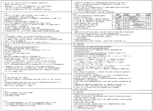 某写字楼四十七层室内装饰施工图施工图设计说明第二页