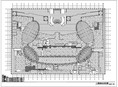 商场深化设计施工图二层综合点位图