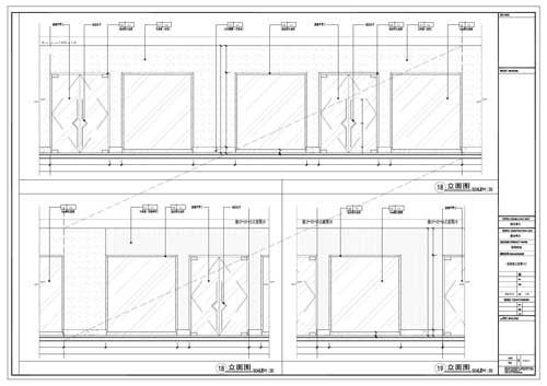 商场深化设计施工图一层立面图18-19