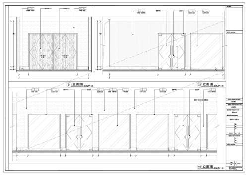 商场深化设计施工图一层立面图31-32