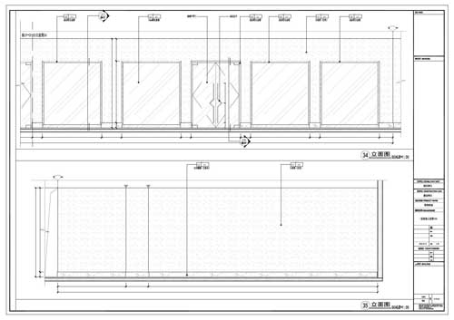 商场深化设计施工图一层立面图34-35