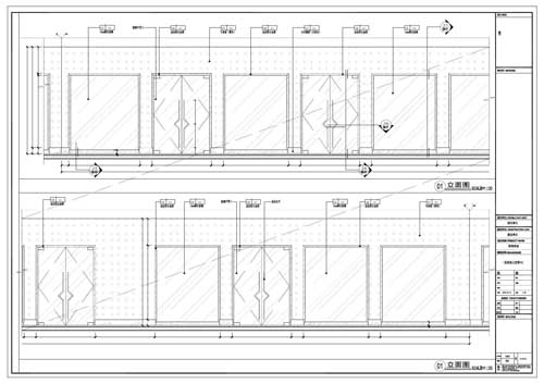 商场深化设计施工图一层立面图01