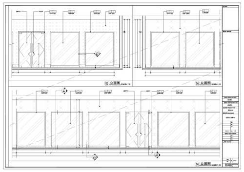 商场深化设计施工图一层立面图05-06
