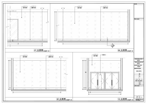 商场深化设计施工图一层立面图07-10