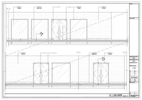 商场深化设计施工图二层立面图02