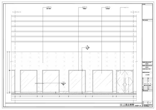 商场深化设计施工图二层立面图03