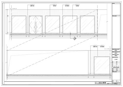 商场深化设计施工图二层立面图04