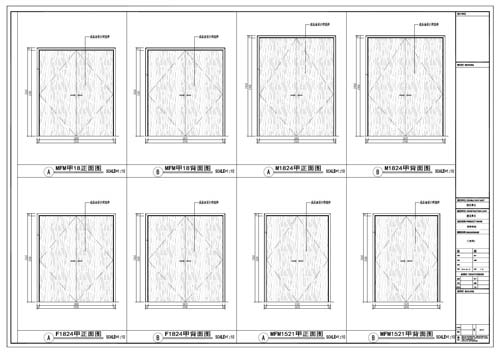 商场深化设计施工图门表面2