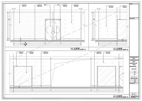 商场深化设计施工图一层立面图42-43