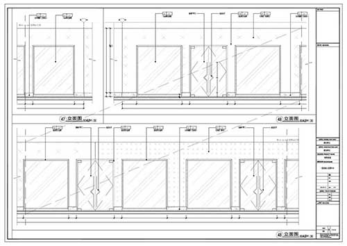 商场深化设计施工图一层立面图48