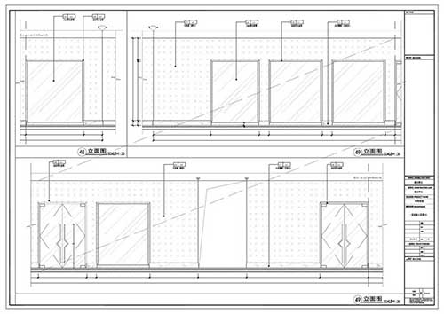 商场深化设计施工图一层立面图49