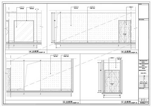 商场深化设计施工图一层立面图49-51