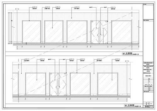 商场深化设计施工图一层立面图58