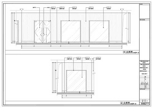 商场深化设计施工图一层立面图59-60