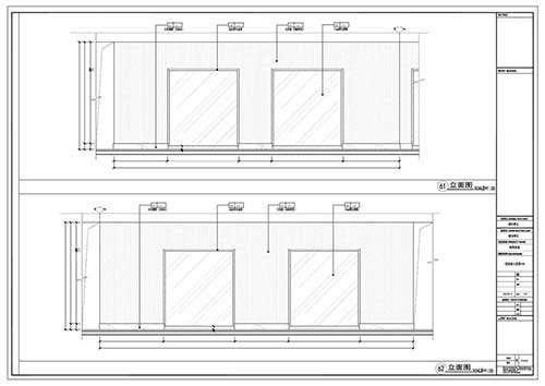 商场深化设计施工图一层立面图61-62