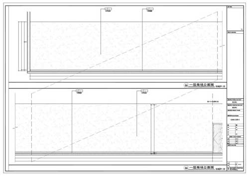 商场深化设计施工图一层立面图66