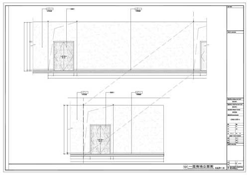 商场深化设计施工图一层立面图101