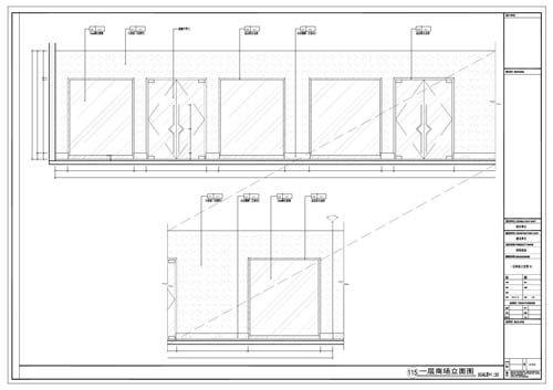 商场深化设计施工图一层立面图115