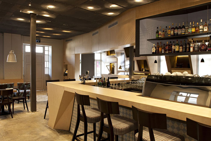 引领以色列的文化的咖啡馆餐厅调酒师区域设计效果图