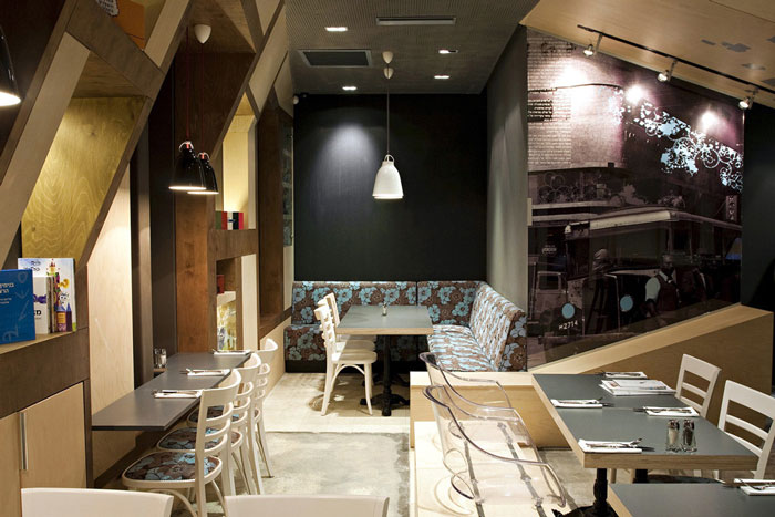 引领以色列的文化的咖啡馆餐厅过道设计效果图