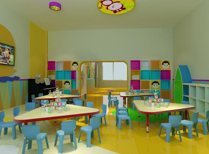 幼儿教育机构教室装修设计案例