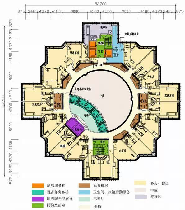 核心筒效果图