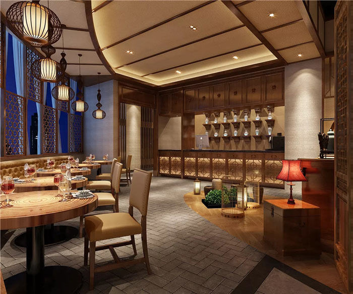 中式餐厅装修设计效果图