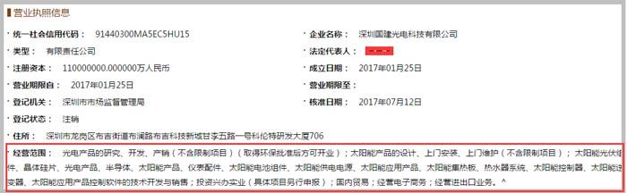 科技有限公司经营范围截图