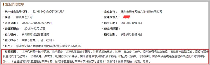 文化传媒有限公司经营范围截图