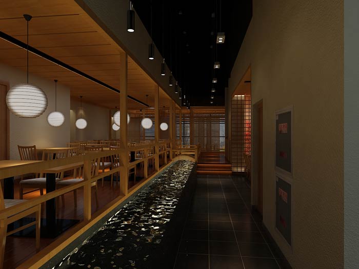 日本料理餐厅装修设计效果图