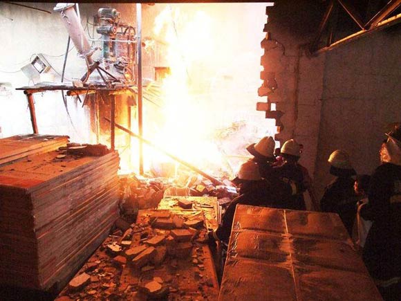 锅炉爆炸效果图