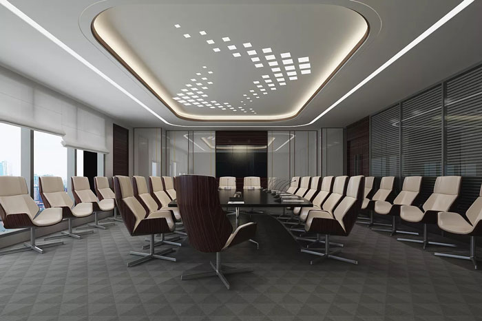 现代风格办公室会议室装修设计效果图