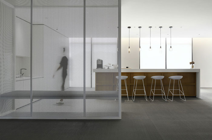众创空间办公室茶水间装修设计效果图