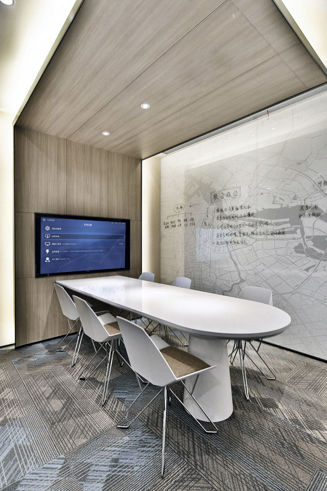 联合办公大楼会议室装修设计效果图