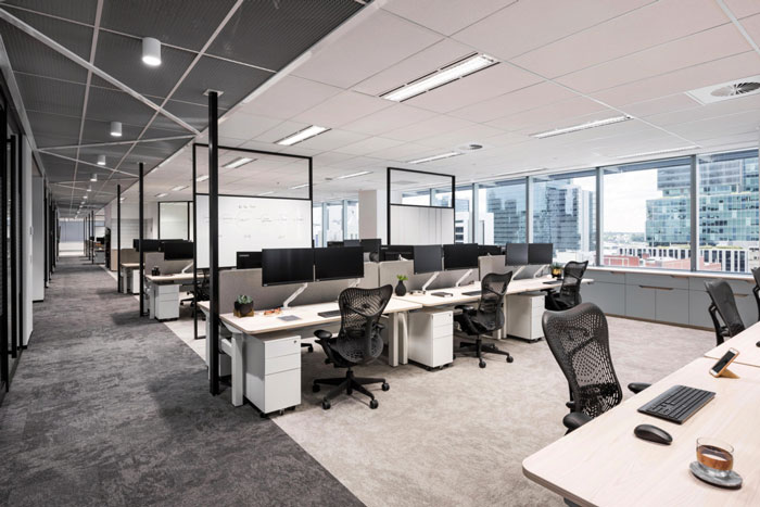 5000平方办公室办公区装修设计效果图