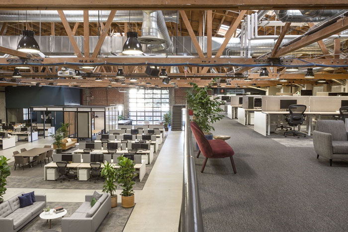 4000平方办公室办公区装修设计效果图