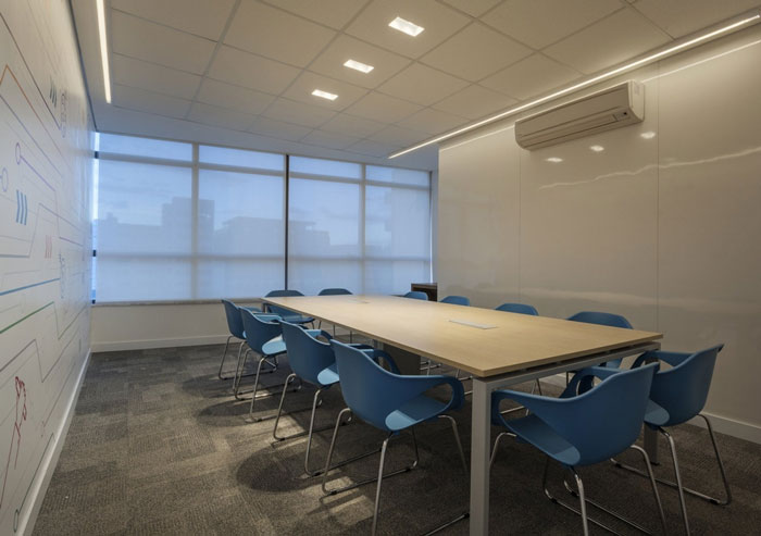 金融企业办公室会议室装修设计效果图
