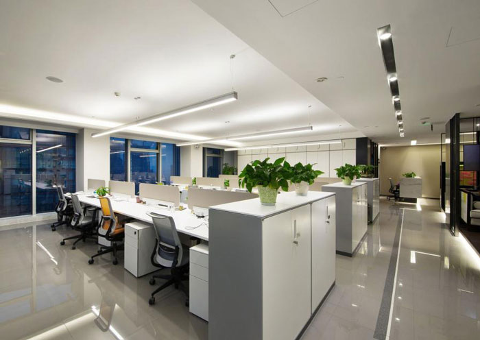 杭州九堡办公室办公区装修设计效果图