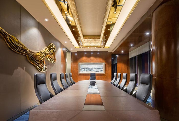 金融控股公司大会议室装修设计效果图