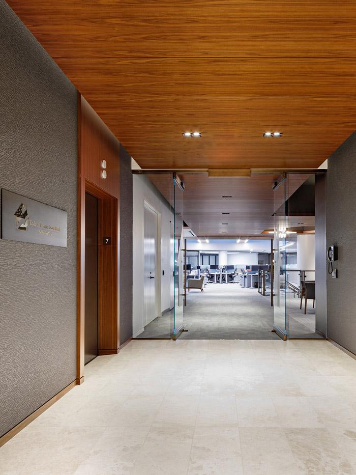 6000平方金融公司二楼入口装修设计效果图