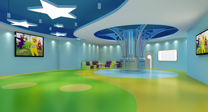 儿童教育中心玩耍区装修设计效果图