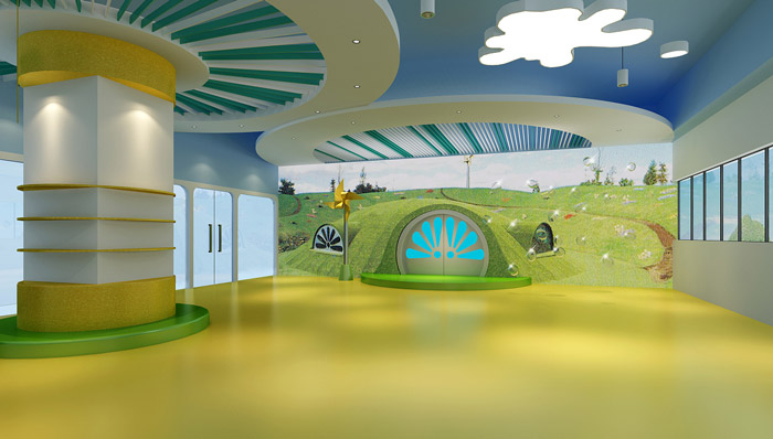 儿童教育中心玩耍区装修设计效果图