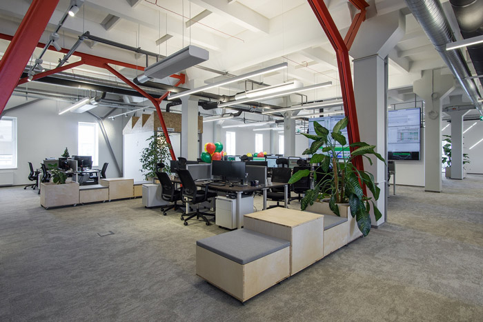 科技公司loft办公室办公区设计方案