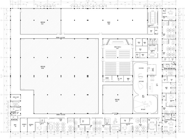 杭州鸿世电器办公楼3F平面图