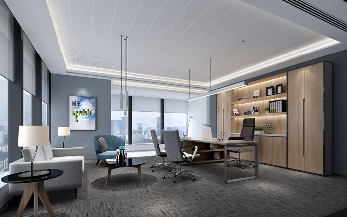 网络公司办公室装修设计效果图