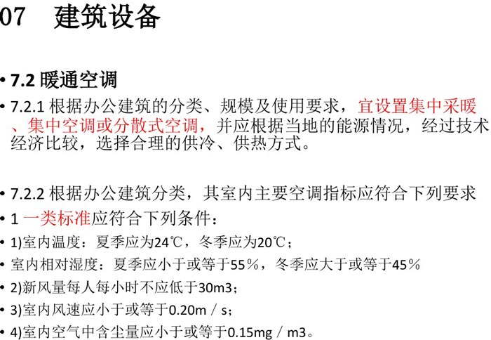 办公建筑设备设计规范解读图